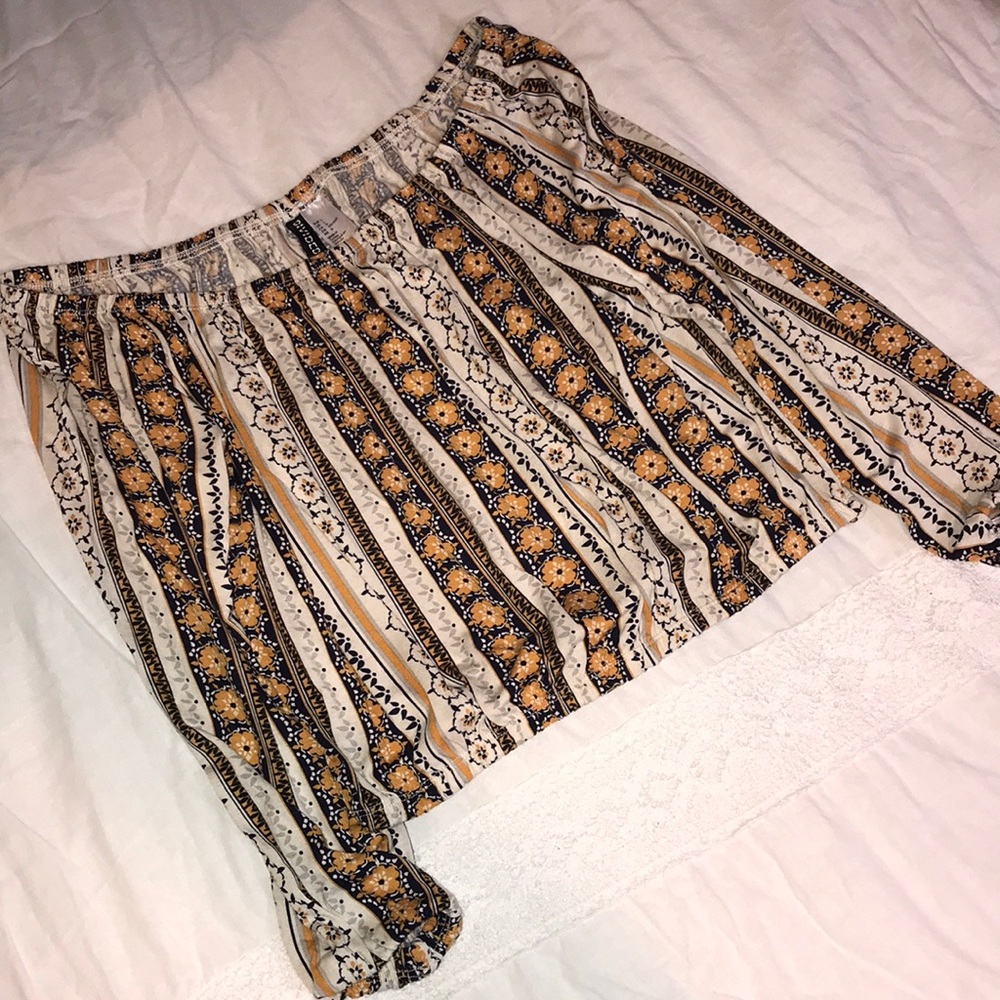 off the shoulder croptop